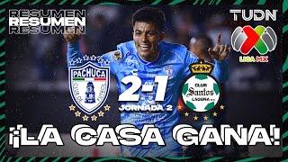 HIGHLIGHTS | Pachuca 2-1 Santos | Liga Mx - CL2025 J2 | TUDN