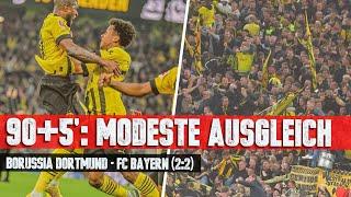 BVB - FC Bayern: Borussia Dortmund feiert Last-Minute Ausgleich von Anthony Modeste (08.10.2022)