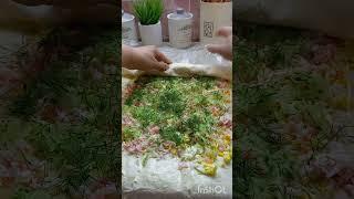 рулет из лаваша. #вкусно #просто #доступно