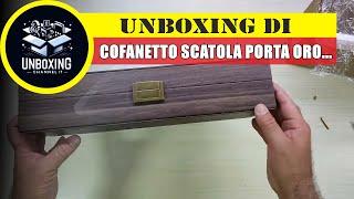 Cofanetto Scatola Porta Orologi Uomo, Legno Scatole per 6 Orologi