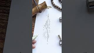 Nature Lines  ...#tattooidea #verticaltattoo #tattoodesigns