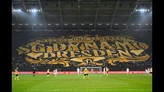 Choreo der Dynamo Fans gegen BVBII |Dynamo Dresden - Borussia Dortmund