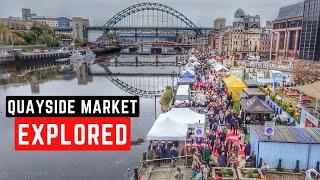 Why Newcastle’s Quayside Market is a MUST Visit + Exclusive DRONE Footage!