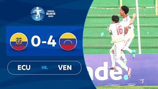 ECUADOR vs. VENEZUELA [0-4] | RESUMEN | CONMEBOL SUB 15 | FASE DE GRUPOS