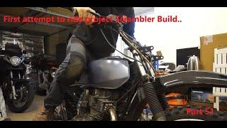 Will it run? Not without petrol first, so lets sort that then try -  Project Bike Build -Part 51