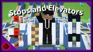 Rail Tech Ep 5 - Minecart Elevators, Stops, and Starts!