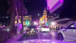 Can you believe all of the lights driving on Las Vegas Strip? Check this out! #subscribe #shorts