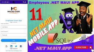 EPISODE 11  Employees Smart APP .NET 9.0 - COMPLETE .NET MAUI IN .NET 9.0 APP- SQL,REFIT,REST API