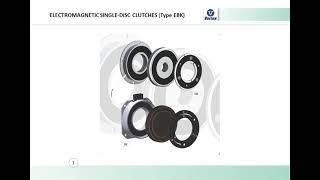 Electromagnetic Clutches, Single-Disc Clutches, Type-EBK