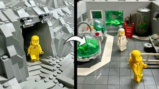 Moon finally colonized! Underground Lab... - LEGO Moon Base Update