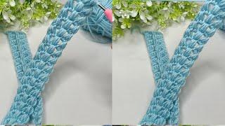 incredibly easy crochet bag handle, bandana making #crochet #knitting #örgümodelleri