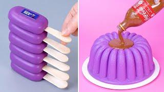  Coolest PURPLE Chocolate Cake Decorating | So Yummy Dessert Idea | Homemade Cake Decoration