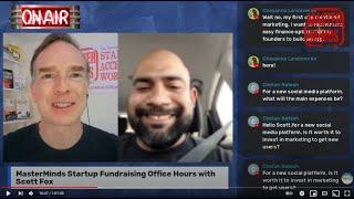 MasterMinds Tech Startup Fundraising Office Hours with Startup Council CEO Scott Fox