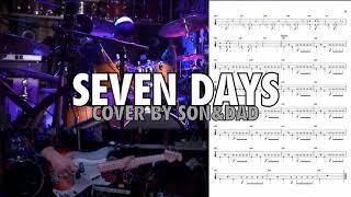 [Bass TAB]  Sting - Seven Days - cover by Son & Dad. ep.190