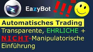 EAZYBot | Trading  Bot  |  EHRLICH E + Transparente Analyse zu Kosten | Binance | KuCoin | Rendite