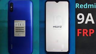 Redmi 9A | frp bypass | miui 12