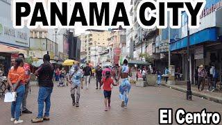 Panama's Rough Looking Street -Avenida Central in El Centro Panama City