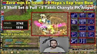 SERBOZ - Zero'da +9 Hepa's Exp Bow & +9 Shell Setli Full İtem Okçuyla PK Atıyor! | Knight Online