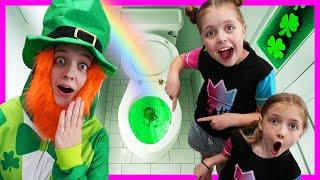 We CAUGHT A LEPRECHAUN! Is it one of Us? St. Patrick's Day Family Challenges with Kin Tin and RoRo