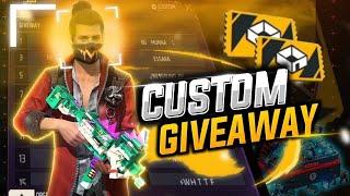 FREE FIRE LIVE GIVEWAY CUSTOM ROOM LIVE IN BANGLADESH SERVER #freefirelive #azimgamilive #tebgaming