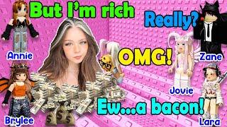  TEXT TO SPEECH  My Best Friend Hides From Me The Fact That She Is A Millionaire  Roblox Story