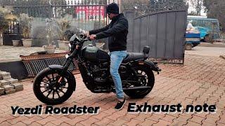 YEZDI ROADSTER exhaust sound  #exhaust #yezdi #roadster #Autooctane