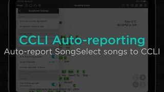 CCLI Auto-reporting