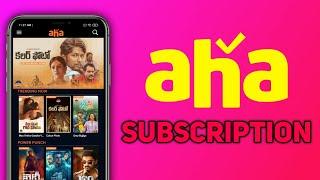 How To Get Aha Video Subscription In Telugu