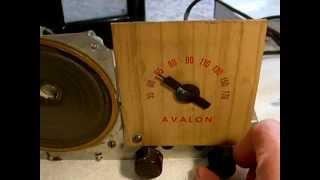 1951 Avalon 4 Tube TRF Radio
