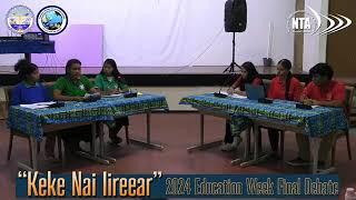 RMI Debate Education Week 2024. "CTTO: Marshall Islands National Telecommunications Authority