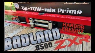 Harbor Freight Badland ZXR 9500lb Winch - Trailer mount.                          Op-TOW-mis Prime.