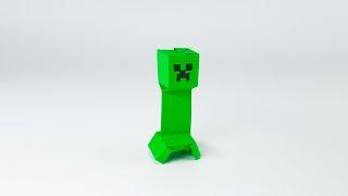 Origami Minecraft Creeper