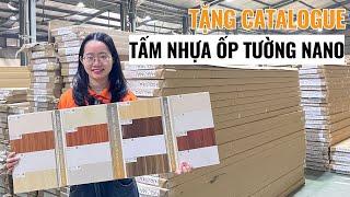 Tổng kho tấm nhựa ốp tường trần sàn Haroma tặng Catalogue | Tặng catalouge tấm ốp tường nano Haroma