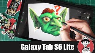 Samsung Galaxy Tab S6 Lite - an affordable iPad alternative for drawing beginners