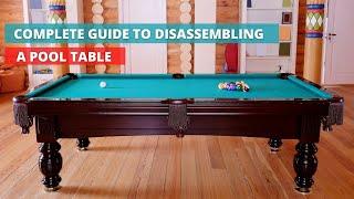 How to Disassemble a Pool Table THE RIGHT WAY!