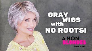 Dynamic GRAY WIGS with NO ROOTS! | 4 NON BLONDES SERIES | TAZS WIG CLOSET