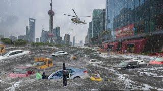 China went underwater! Millions trapped in Shanghai as 'Typhoon Pulasan' causes massive flooding