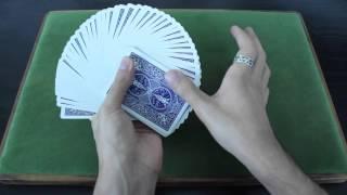 Card Tricks - Thumb Fan Tutorial with One Handed Closure [HD]