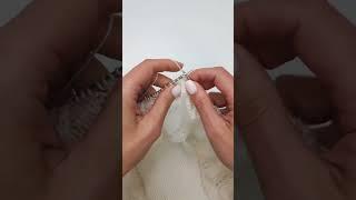 The Central Double Decrease (CDD) - continental knitting demo