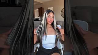 Megalookhair Platinum Blonde Highlights Straight Human Hair 26 inches it’s on my TikTok 