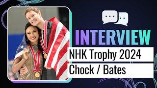 First NHK Trophy Gold! | CHOCK / BATES (USA) | Ice Dance Winner | NHK Trophy 2024 | #GPFigure