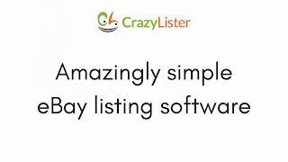 CrazyLister - The Leading All-in-one eBay Listing Software