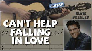 Can't Help Falling In Love / Elvis Presley (Guitar) [Notation + TAB]