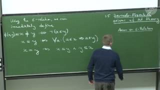 Axioms of set Theory - Lec 02 - Frederic Schuller