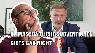 Greenpeace Reaction auf Christian Lindner! Klimaschädliche Subventionen nur Mythen?!