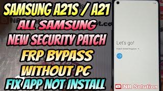 Samsung A21s/A21/ All Samsung FRP BYPASS  Without PC New Shortcut Trick 2020 App Not Install FIX