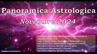  🪐  Panoramica Astrologica di Novembre 2024 -  ↪ ️