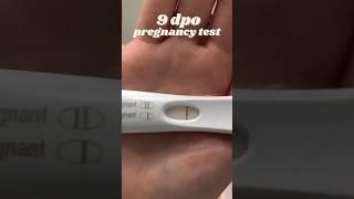 9 DPO Pregnancy Test #ttc  #infertility