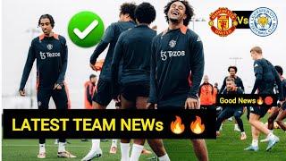 NoW YORO,ZARKIZEE,Shaw,GARNACHO..MAN UNITED TRAINING NEWS AHEAD OF LEICESTER MATCH #manunitednews