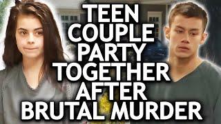 Teen Girl & Boyfriend Order Food & Party After Brutal Double Murder | Cassie Bjorge Case